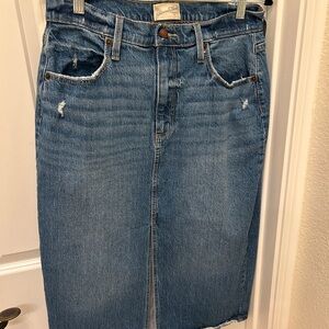 Target Denim Midi Skirt